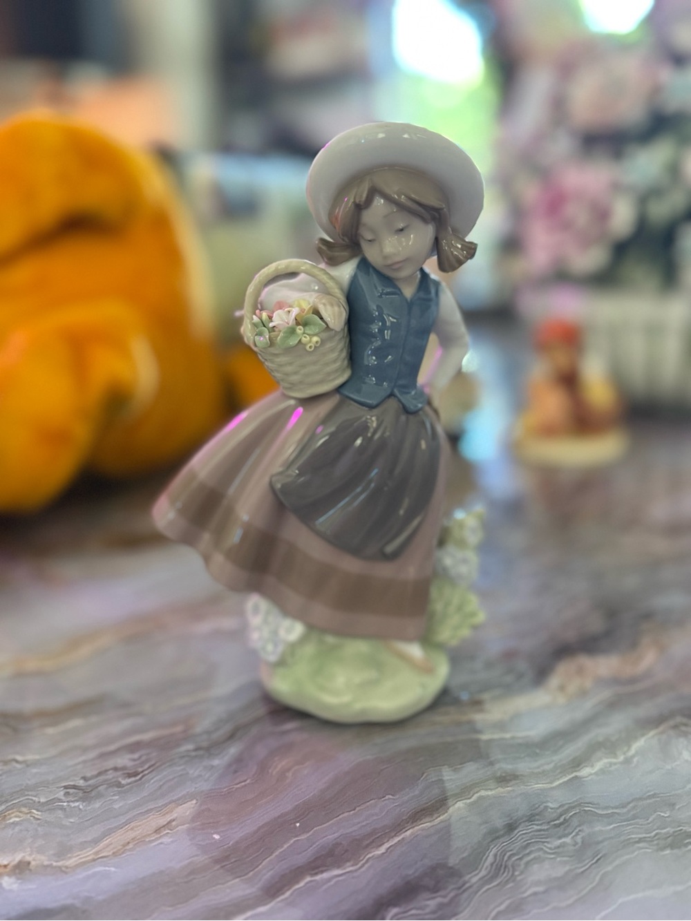 Lladro porcelain made in Spain girl figure